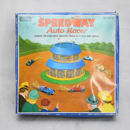 119 - Reproduction Speedway Auto Racer Tin Toy