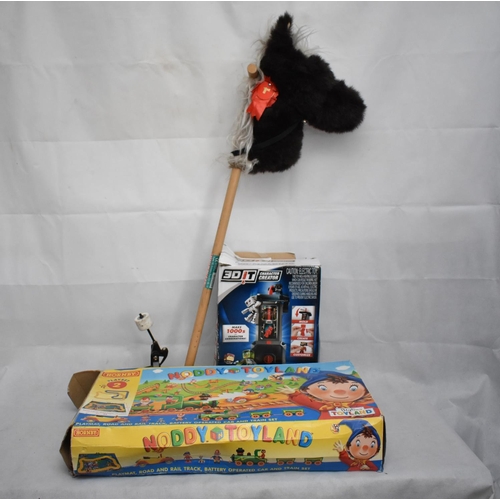 120 - A Large Quantity of Toys Including a hobby Horse and Noddy Playset