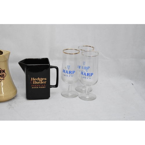 144 - Breweriana Jugs and Glasses