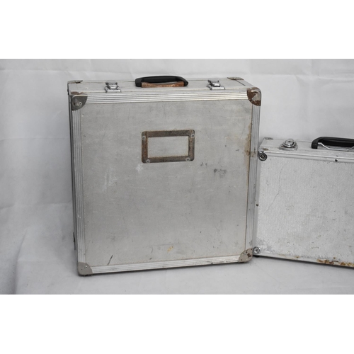 145 - 2 Metal Aluminum Cases