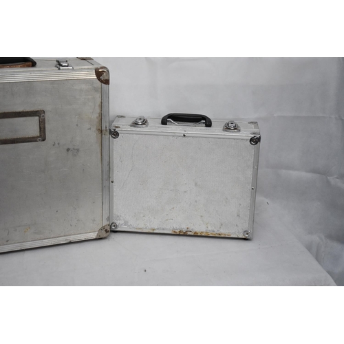 145 - 2 Metal Aluminum Cases