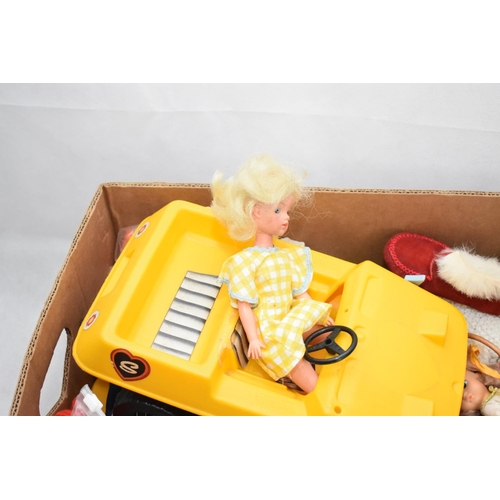 80 - A Box of Dolls, and Mainly Sindy Clothes and Cindy Car