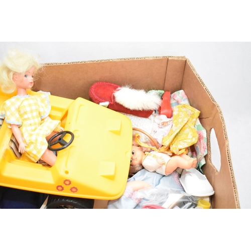 80 - A Box of Dolls, and Mainly Sindy Clothes and Cindy Car