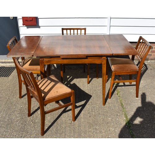 640 - Lebus Extendible Table 1940/50's with 4 Chairs