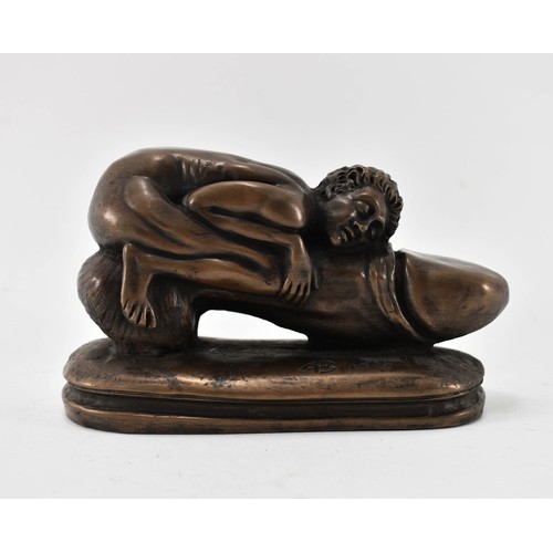 7 - An Erotic Bronze Sculpture 6 inches long