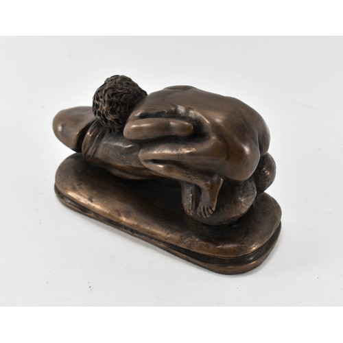 7 - An Erotic Bronze Sculpture 6 inches long