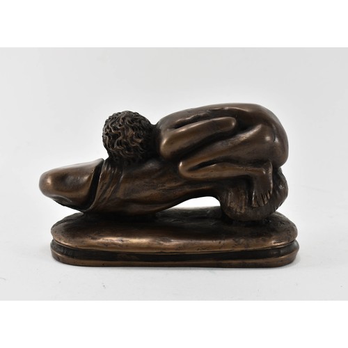 7 - An Erotic Bronze Sculpture 6 inches long