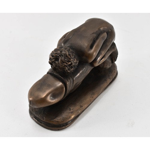 7 - An Erotic Bronze Sculpture 6 inches long