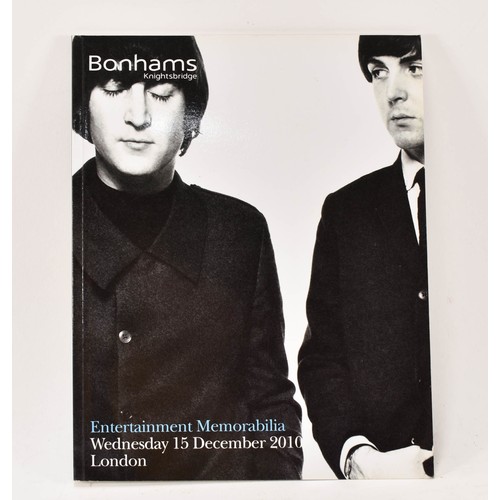 11 - A Bonhams Of Knightsbridge Auction Catalogue - 2010 - Entertainment Memorabilia