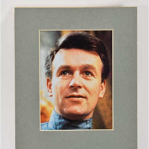 23 - A Mounted Photograph And Signature - William Russell - Dr Who