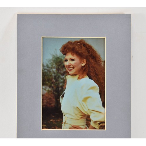 24 - A Mounted Photograph And Signature - Bonnie Langford - Dr Who