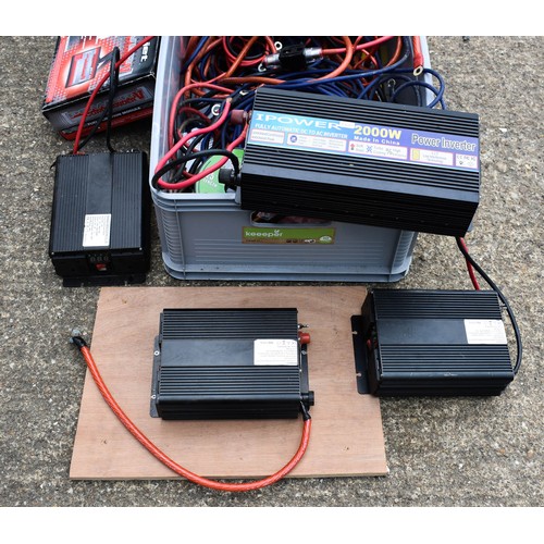 32 - Quantity Of Power Inverters And Cabling Etc.