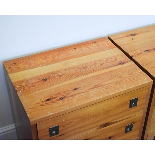 50 - A Pair Of Small Pine Wooden Drawers