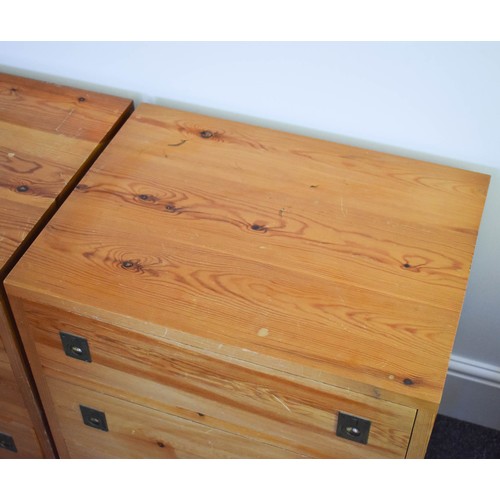 50 - A Pair Of Small Pine Wooden Drawers