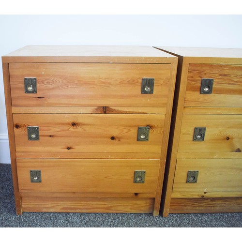 50 - A Pair Of Small Pine Wooden Drawers