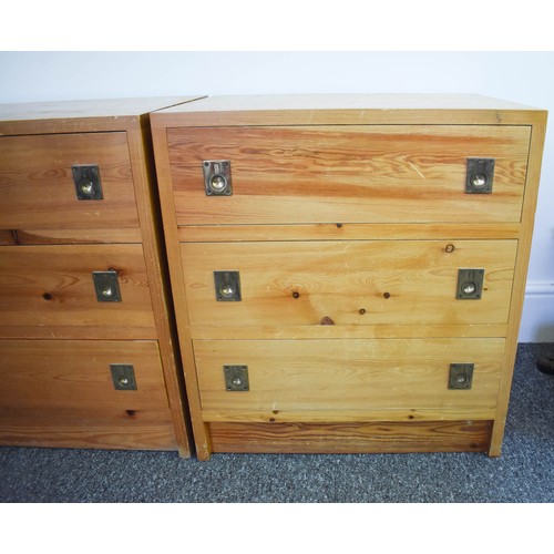 50 - A Pair Of Small Pine Wooden Drawers