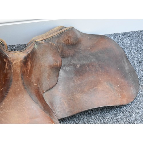 205 - Vintage Horse Saddle, perfect decorative piece Size 19