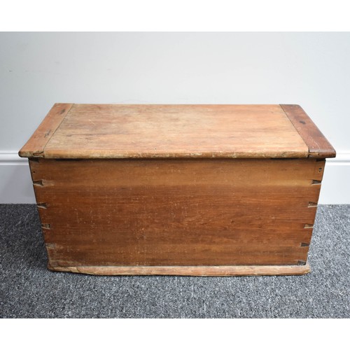 71 - Lovely Aged Small Pine Chest
Size width 60cm, depth 27cm, height 31 cm