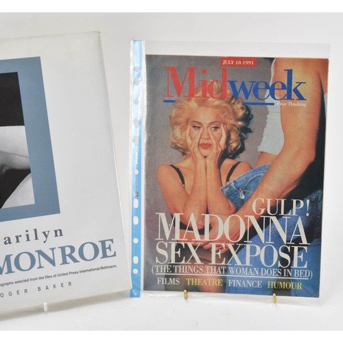 81 - Marylin Monroe Book and Madonna magazine