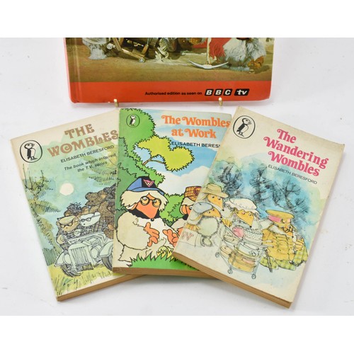 87 - Three Puffin Books, The Wombles and One Wombles Annual 1975