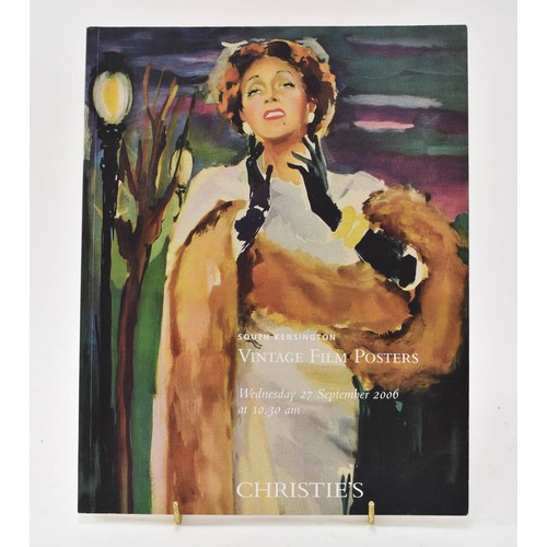 91 - Four Christies Catalogues about Vintage Film Posters, Travel posters and Pop Memorabilia