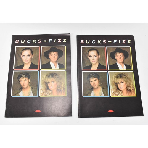 93 - Bucks Fizz Memorabilia, including Tour Programmes ( one signed) and Photo Album with Signatures