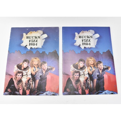 93 - Bucks Fizz Memorabilia, including Tour Programmes ( one signed) and Photo Album with Signatures