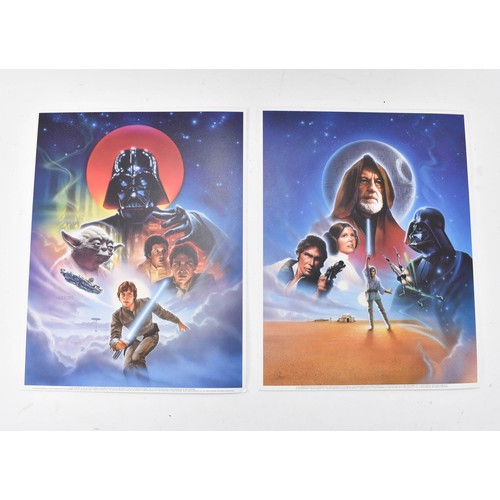 98 - Assortment of Star Wars Items, including John Alvin Special Reprints of Hand Drawn Posters, Vintage ... 