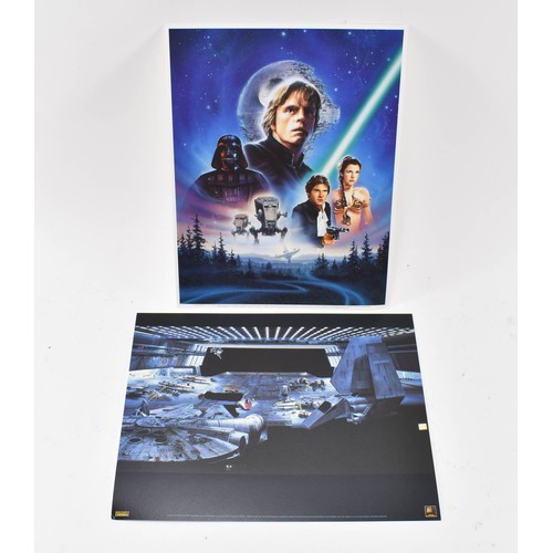 98 - Assortment of Star Wars Items, including John Alvin Special Reprints of Hand Drawn Posters, Vintage ... 