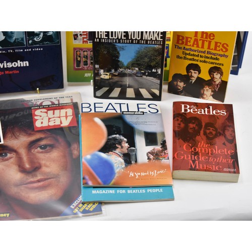 102 - A Large Collection Of Beatles Memorabilia including magazines, postcards and books.