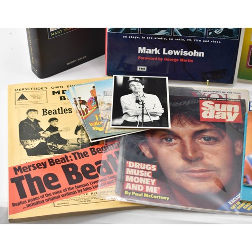 102 - A Large Collection Of Beatles Memorabilia including magazines, postcards and books.