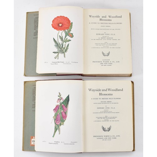 62 - Three Vintage Books, Wayside and Woodland Blossoms by Edward Step.