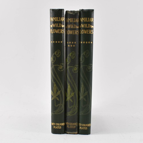 107 - Three Vintage Books, Familiar Wild Flowers by F. Edward Hulme. Series 5,6and 7