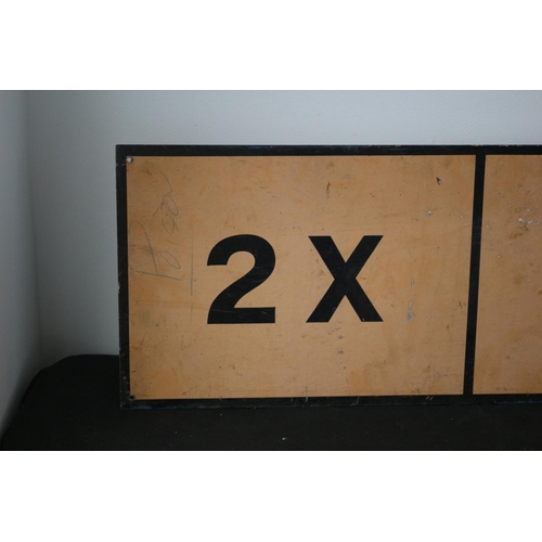 119 - Large Hazchem Metal Sign - 91 x 30cm