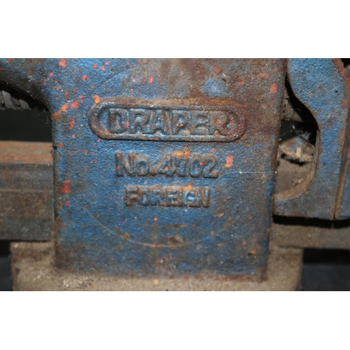 122 - Vintage Draper 4702 Heavy Metal Engineers Vice