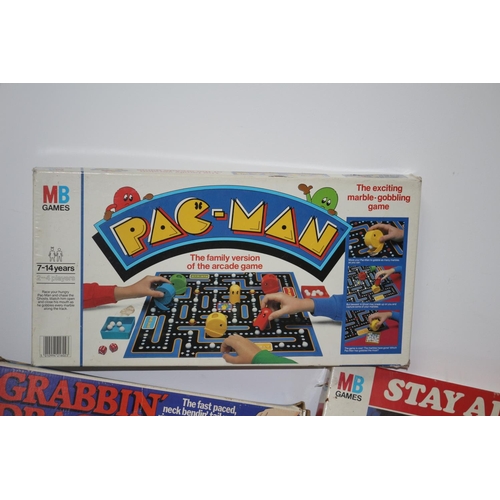 128 - Selection of Mainly Vintage Board Games and Games including Ker-Plunk & Pac-Man