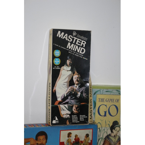 129 - Selection of Mixed Age Games, (Some Vintage), including Master Mind