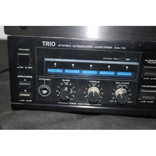 133 - Tangent 200 DAB Tuner plus Trio Stereo Amplifier KA74