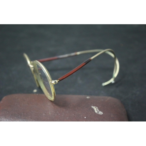 139 - Vintage Gold Plated Spectacles in Original Box which also contains the Original Cloth - All From Hob... 