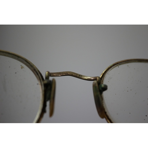 139 - Vintage Gold Plated Spectacles in Original Box which also contains the Original Cloth - All From Hob... 