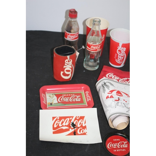 177 - Large Collection of Coca Cola Related Adverting Merchandise including Rare Rolls of Boarder Paper