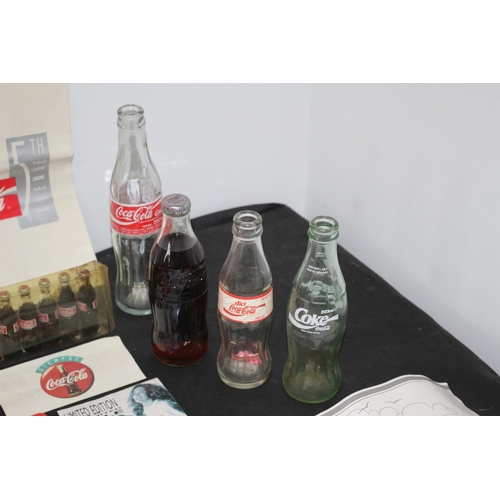 177 - Large Collection of Coca Cola Related Adverting Merchandise including Rare Rolls of Boarder Paper