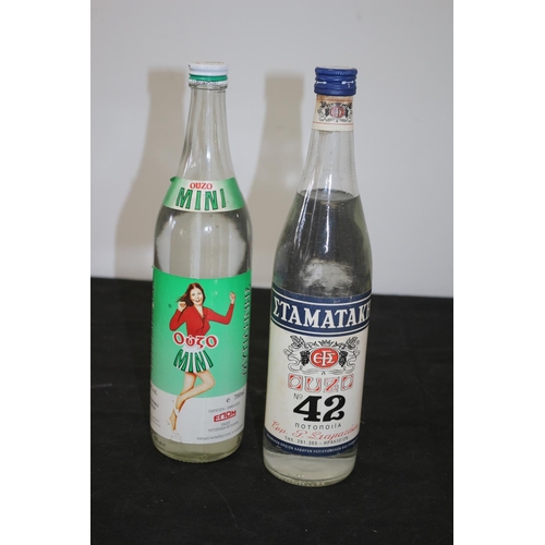 182 - 70cl Bottle of Ouzo No. 42 plus Bottle of Ouzo Mini 70cl