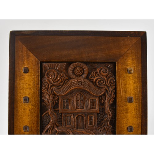 251 - A Carved Wooden Ivan Novakov Wall Plaque