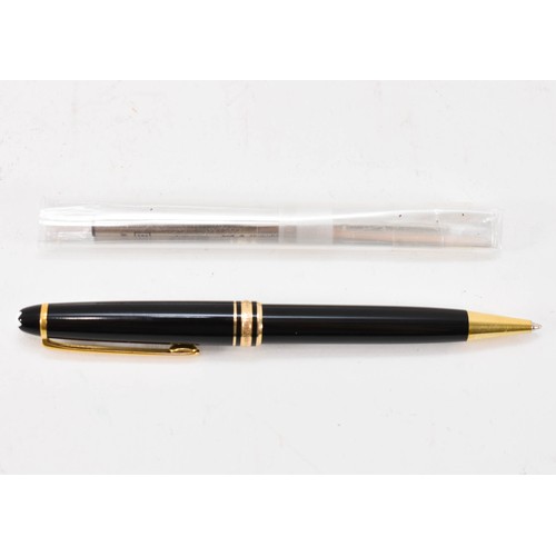 255 - A Montblanc Meisterstuck Ballpoint Pen And A Replacement Ink Cartridge