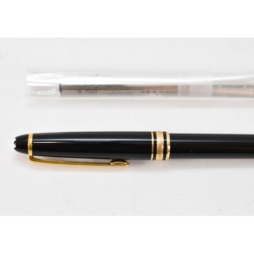 255 - A Montblanc Meisterstuck Ballpoint Pen And A Replacement Ink Cartridge