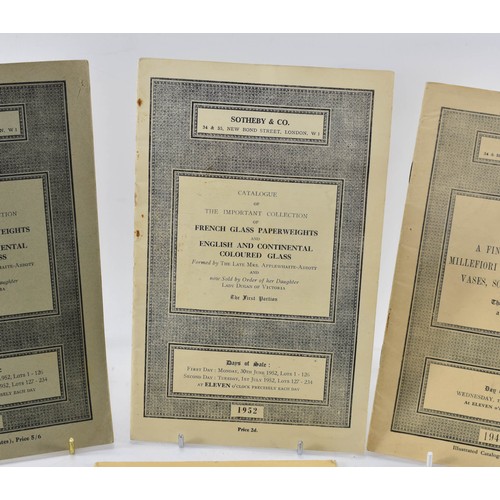 267 - A Collection Of 4 Sothebys Catalogues: 1940, 1949, 1952, 1952.