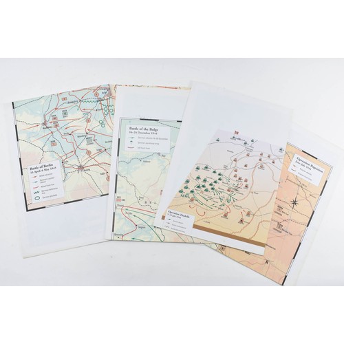 273 - A Good Selection Of Various Maps - Some Depicting Wartime Battle Routes.