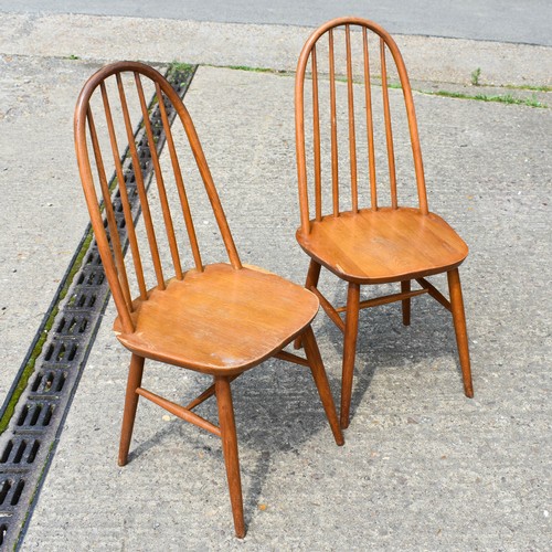 281 - 2 Ercol Style Wooden Chairs