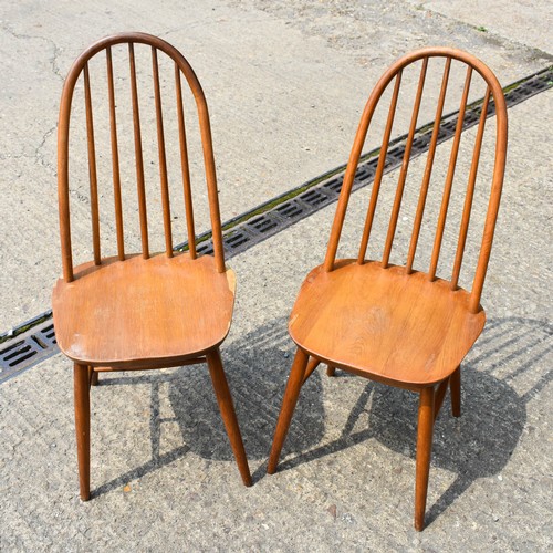 281 - 2 Ercol Style Wooden Chairs